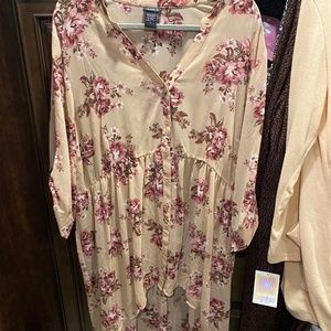 Torrid Long Button-Down Blouse